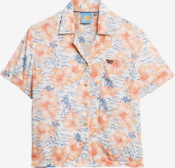 Superdry Blouse 'Vintage Beach Resort' in Gemengde kleuren: voorkant