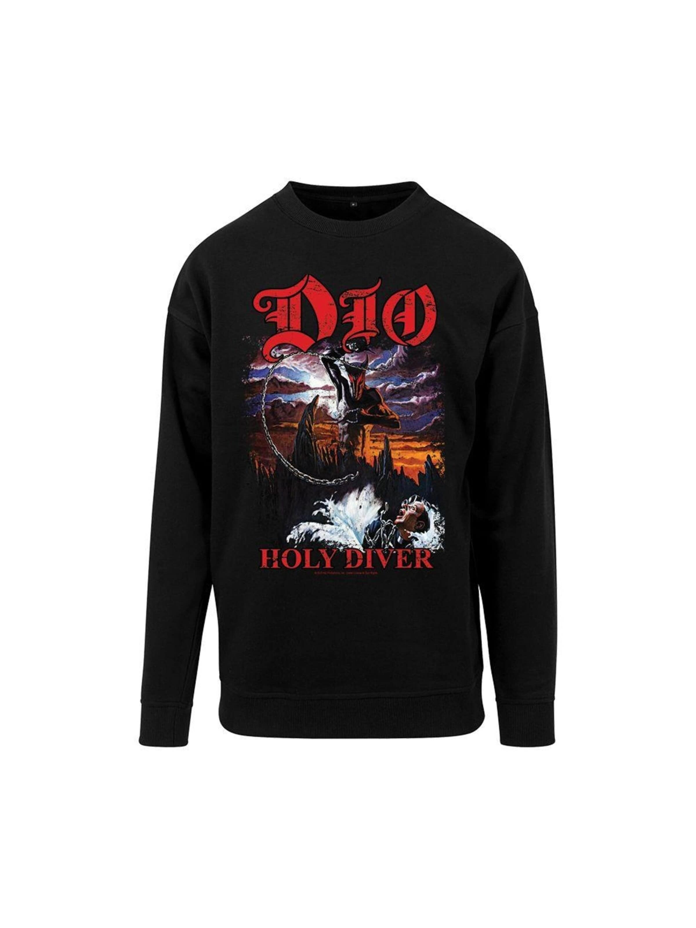Rockshirts Sweatshirt 'Dio Holy Diver  Sweatshirt Sweatshirt' i svart: framsida