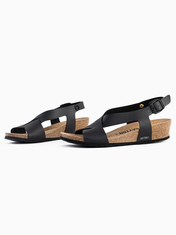 Bayton - Sandalias 'Salamanque' en negro