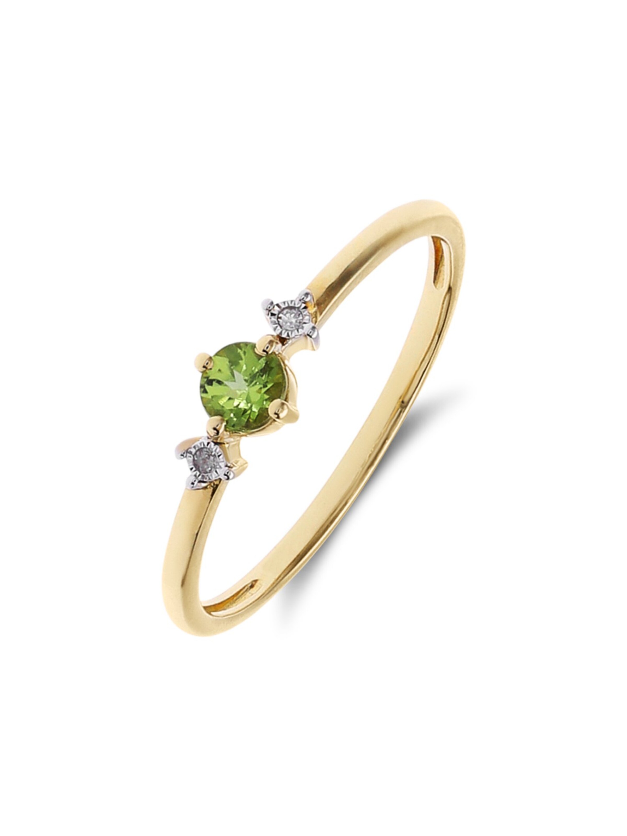 Lucardi Ring 'Set' in Gold: front