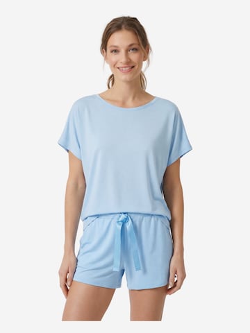 Chemise de nuit 'Curly' Myjama en bleu : devant