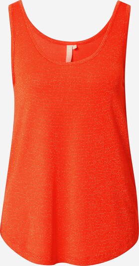Top 'Billo' PIECES pe auriu / roșu orange, Vizualizare produs