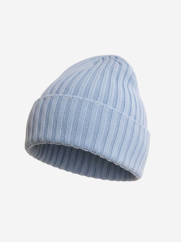 Il Lanificio Beanie in Blue: front