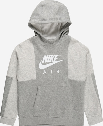 Nike Sportswear Sweatshirt in Grijs: voorkant