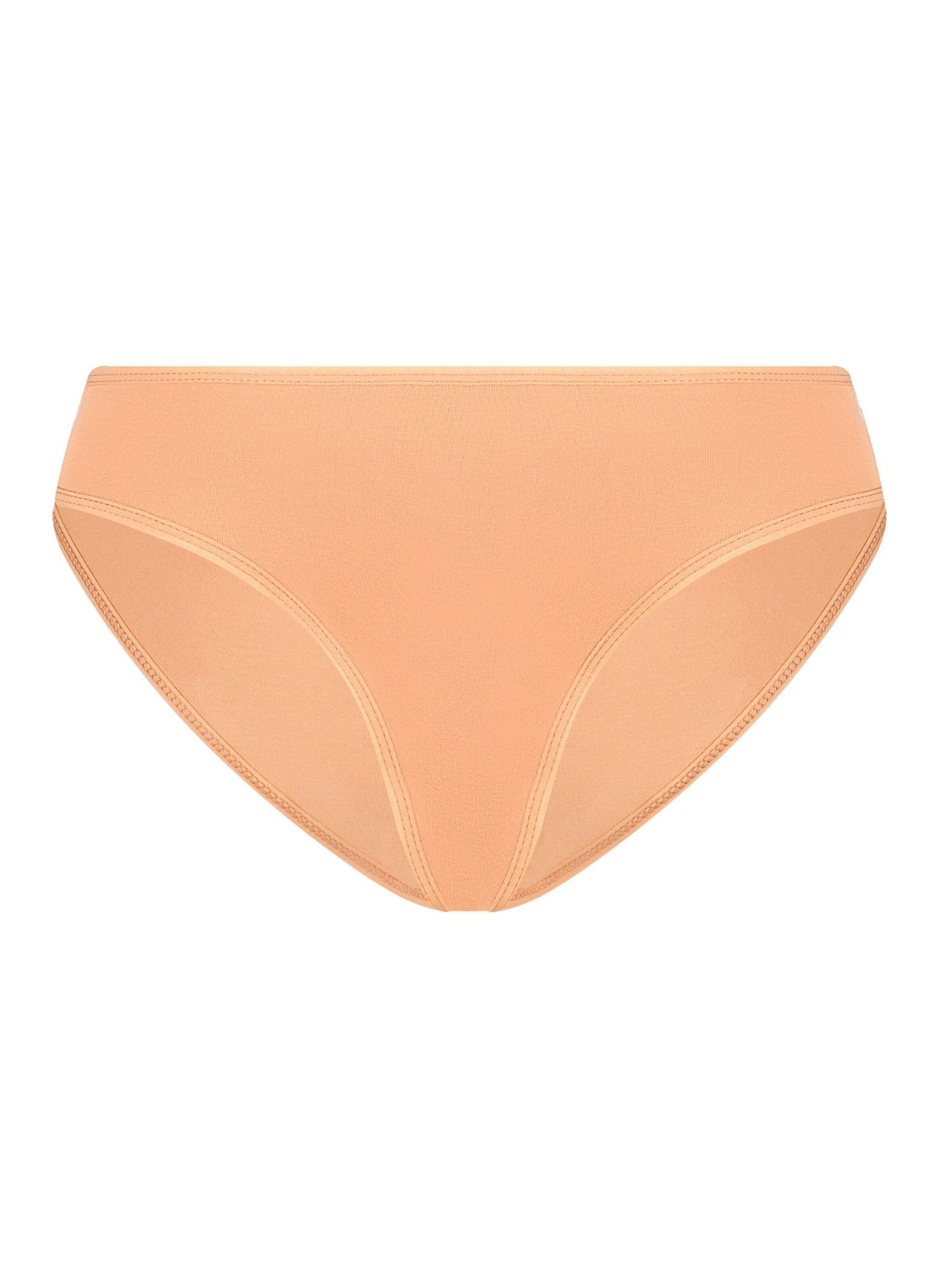 Albero Natur Slip 'Klassischer Bio-Baumwoll Damen Slip'‌‌‌‌‌ in Orange: Vorderseite