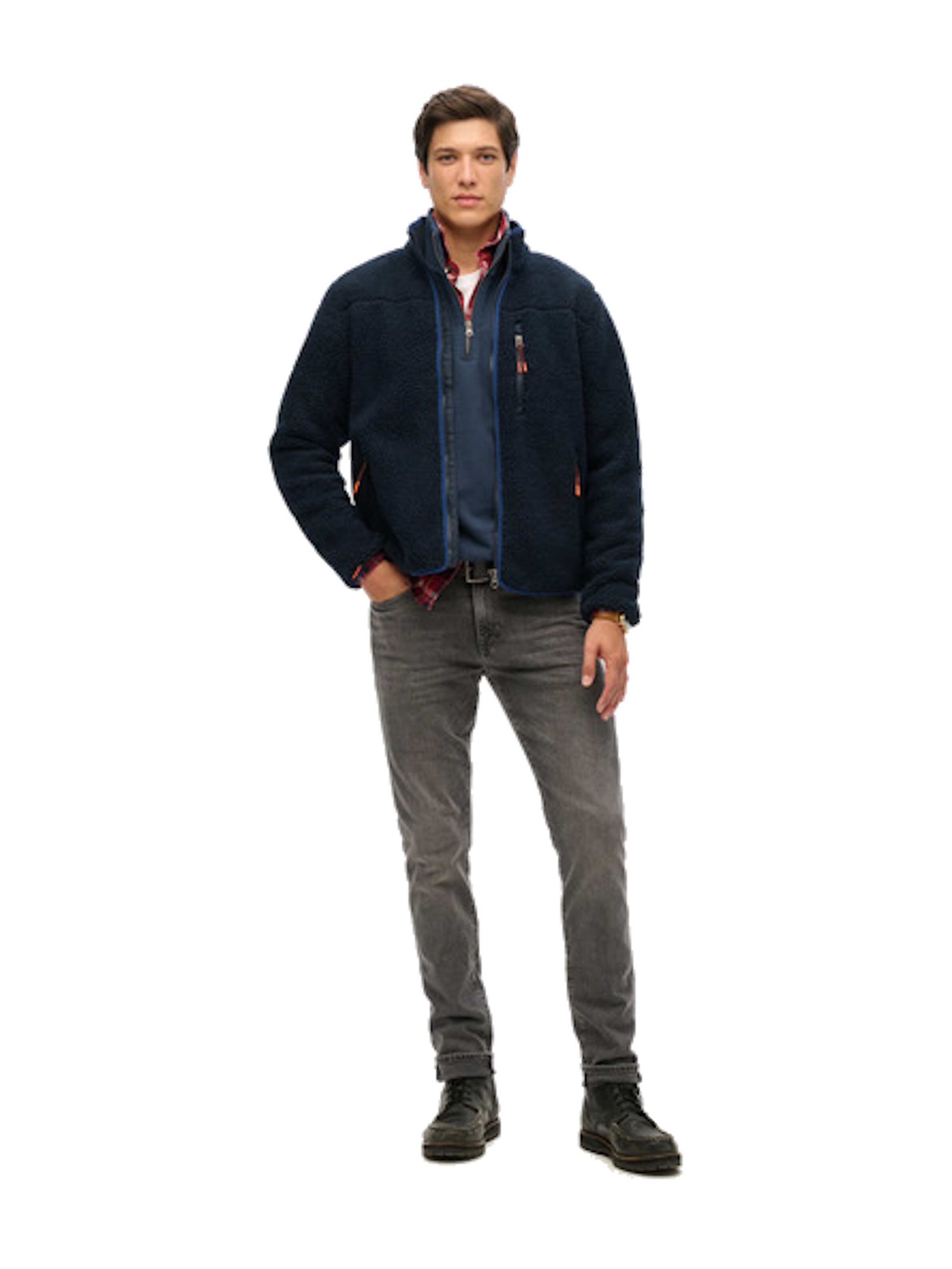 Veste en polaire Superdry en bleu