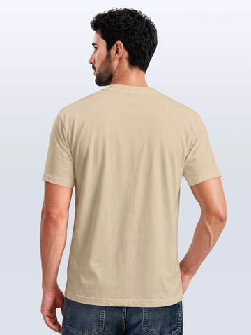 Neverless Shirt 'NVLS Athletics' in Beige