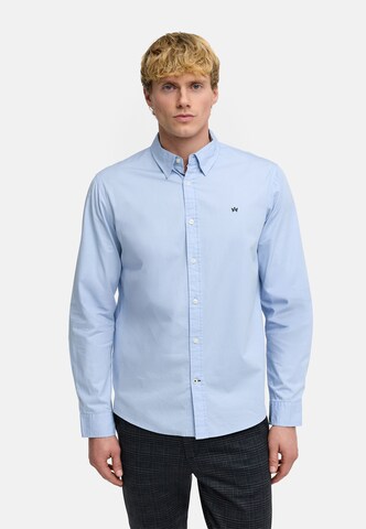 Kronstadt Regular fit Button Up Shirt 'Brad' in Blue: front