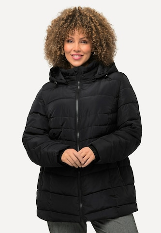Ulla Popken Winter jacket in Black: front