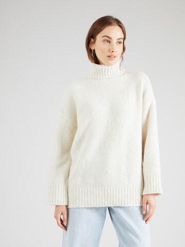 PIECES Pullover 'NANCY' i beige: forside