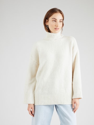 PIECES - Pullover 'NANCY' em bege: frente