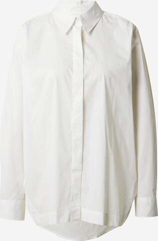UNITED COLORS OF BENETTON Блуза в бяло: отпред