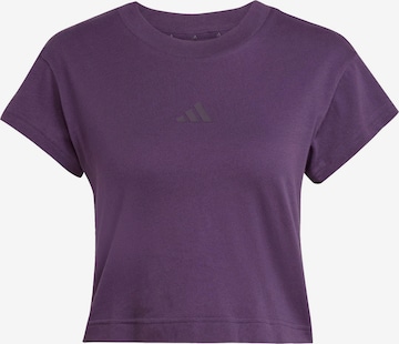ADIDAS SPORTSWEAR Функциональная футболка в Лиловый: спереди