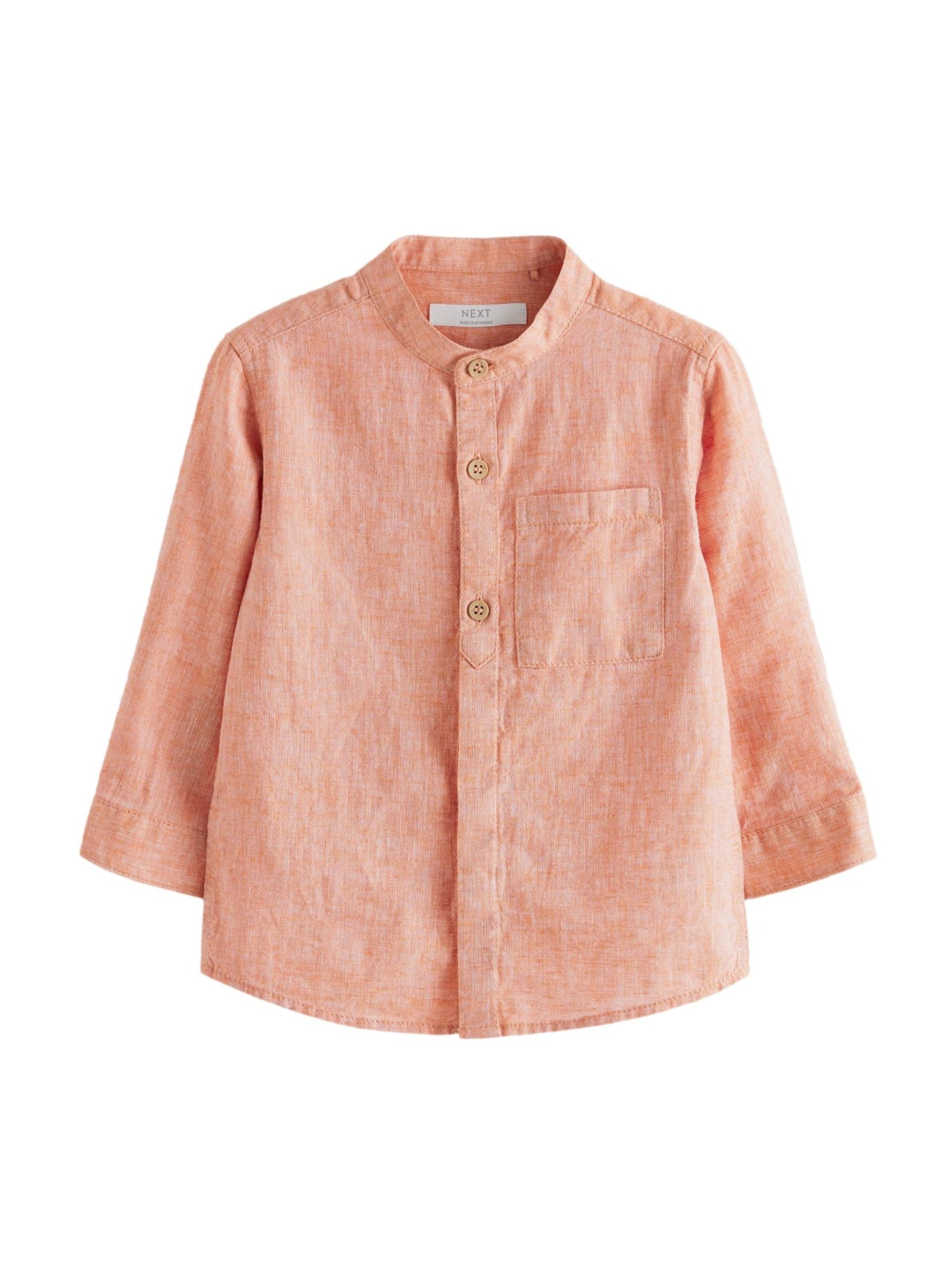 Next Klasický střih Košile – oranžová: přední strana