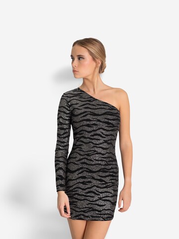 THE-ARE - Vestido en plata: frente