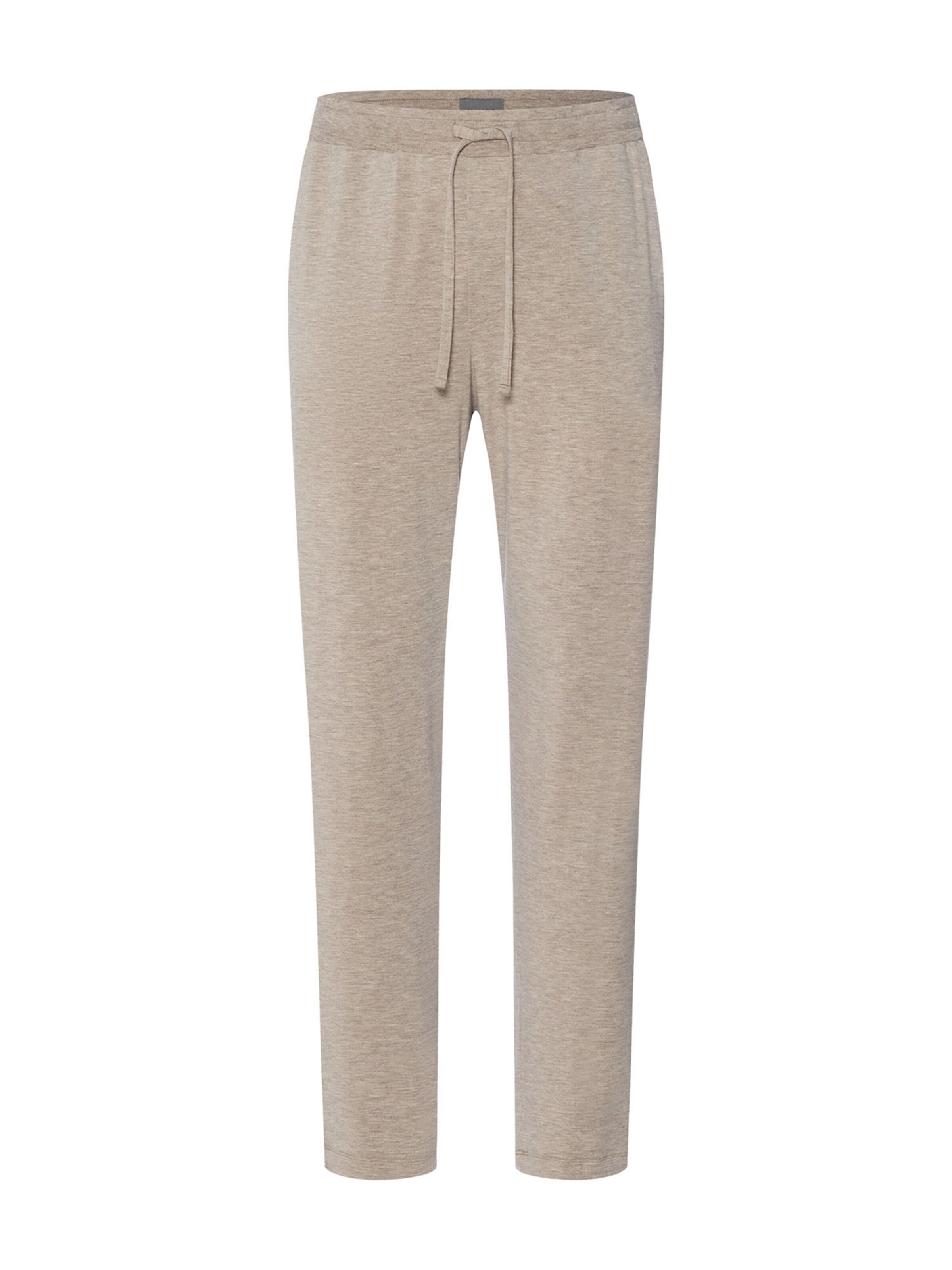 Hanro Pyjamabroek ' Casuals ' in Beige: voorkant