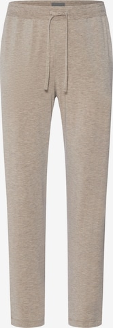 Hanro Pyjamabroek ' Casuals ' in Beige: voorkant