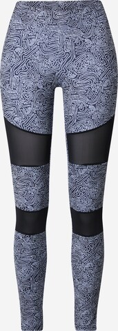 Urban Classics Skinny Leggings in Black: front