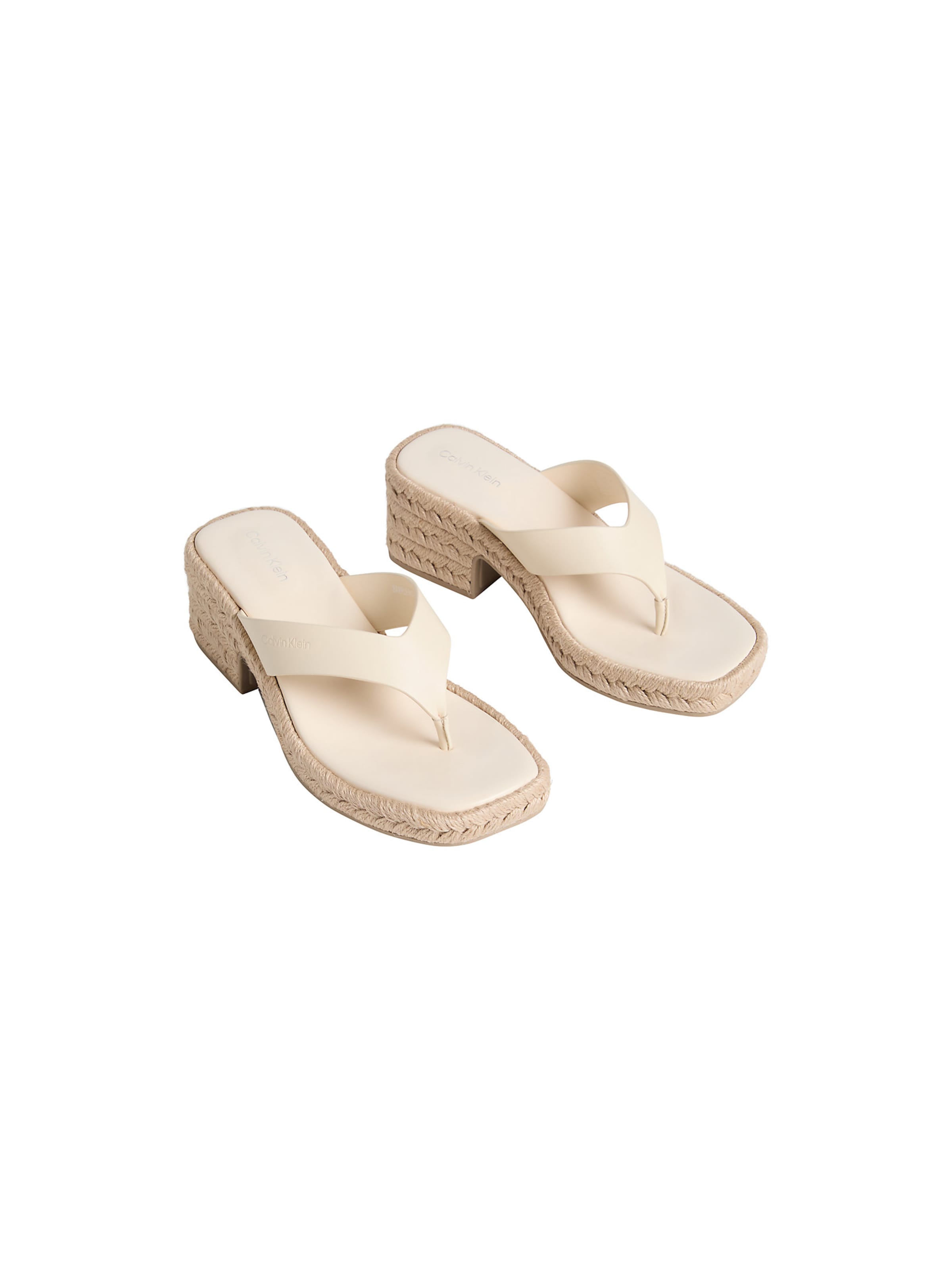 Calvin Klein Zehentrenner 'Beta' in Beige