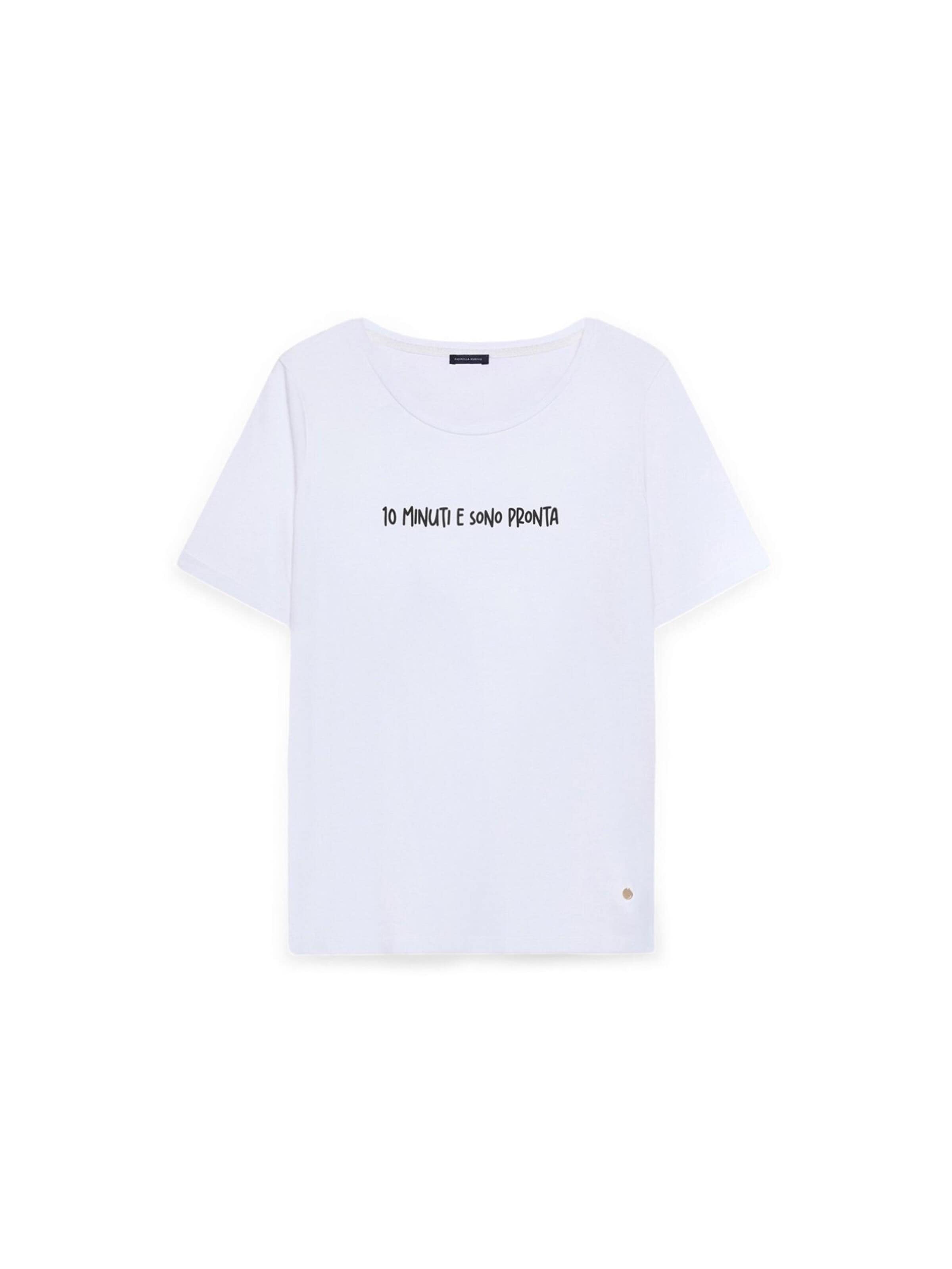 Fiorella Rubino - Camiseta en blanco: frente