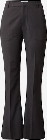 minus Flared Trousers with creases 'Dexa' in Black: front