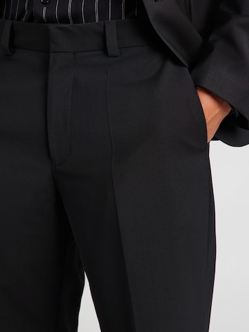 regular Pantaloni con piega frontale 'Tom253X-MH' di HUGO in nero