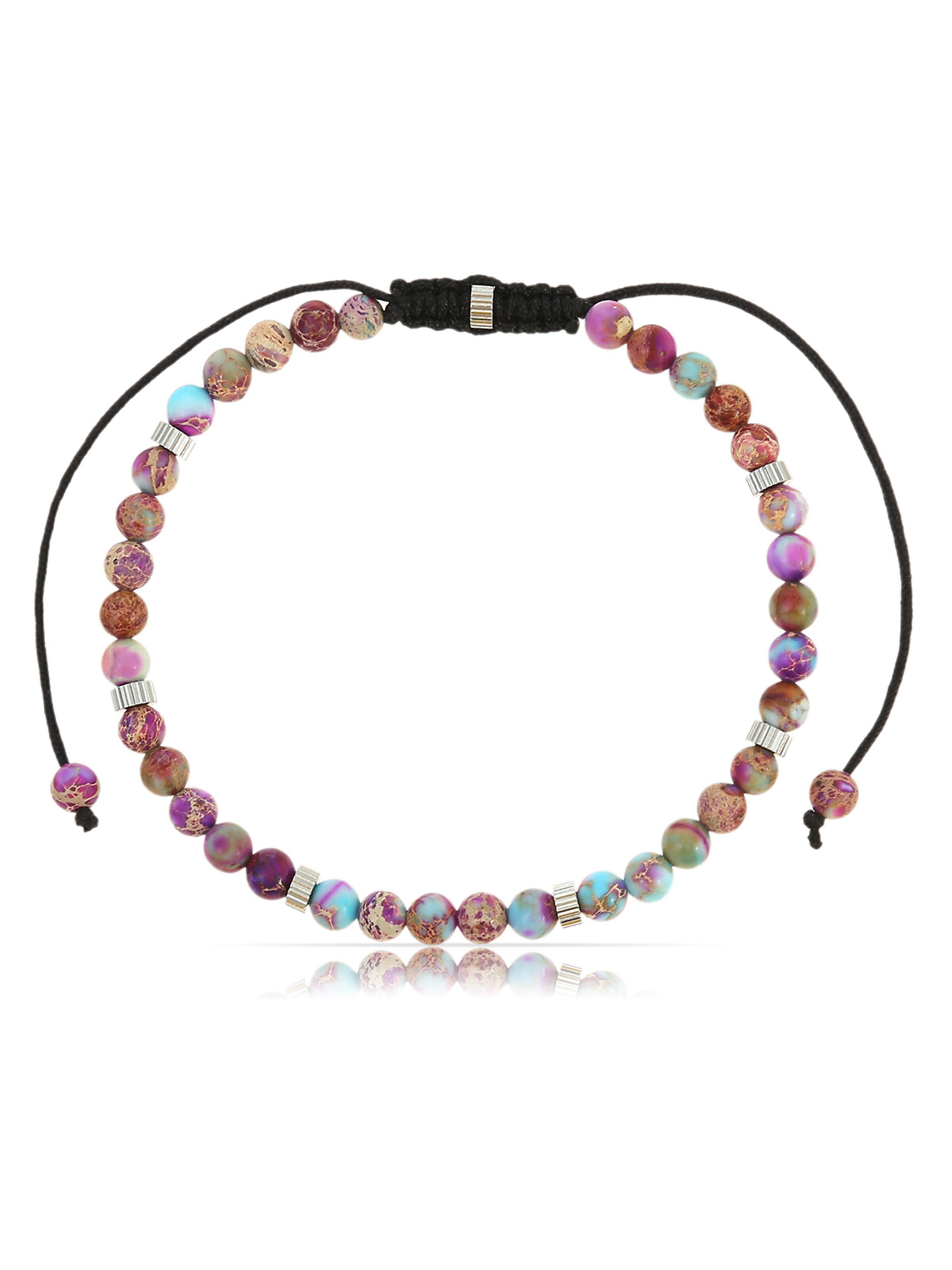 Made by Nami Bracelet 'Perlenarmband' in Purple