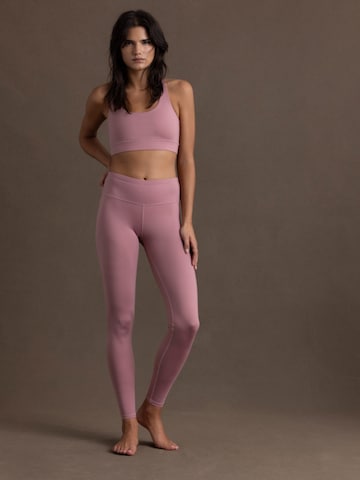 Hey Honey Leggings 'Unicolor' in Roze: voorkant