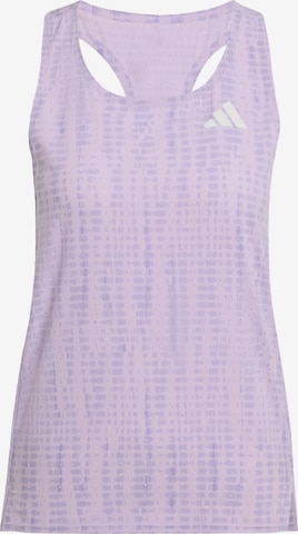 ADIDAS PERFORMANCE Sporttop 'Adizero' in Lila: voorkant
