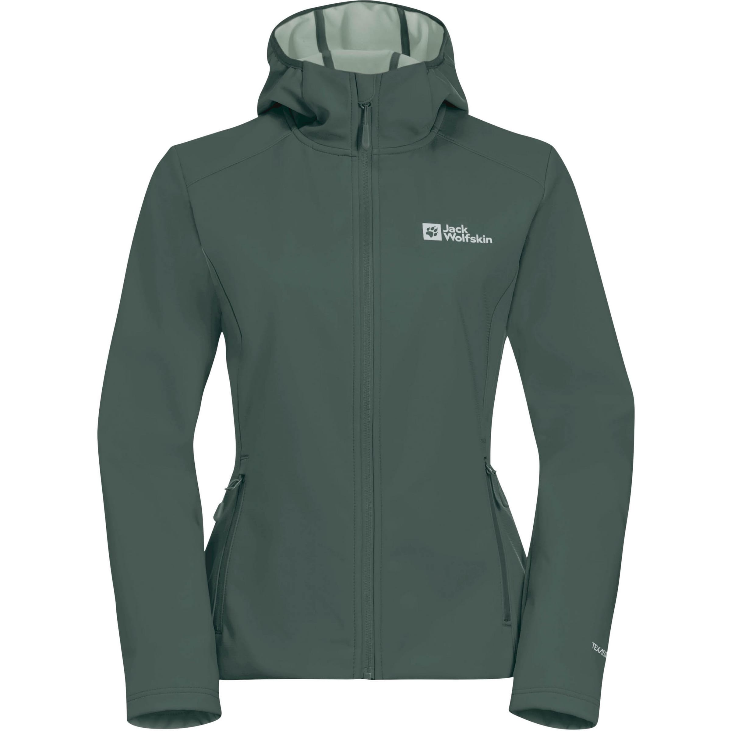 JACK WOLFSKIN Outdoorjacke 'Bornberg' in Grün: Vorderseite