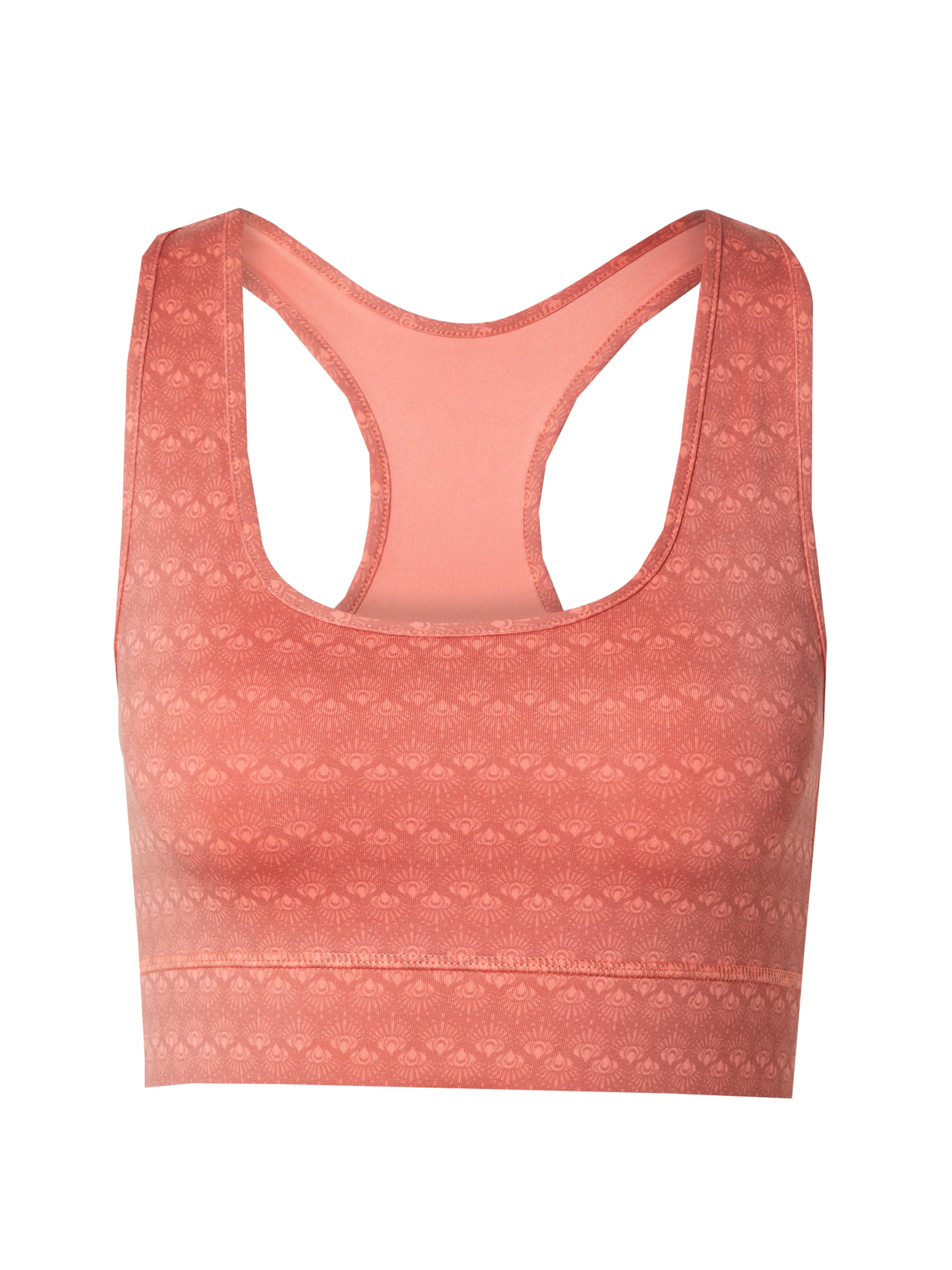 Invisible Soutien-gorge de sport 'Sun Salutation' Hey Honey en orange : devant