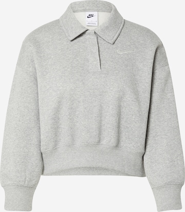 Nike Sportswear Sweatshirt in Grey: front