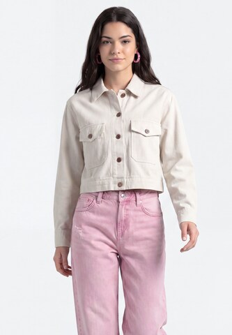 MYMO - Chaqueta de entretiempo en gris: frente