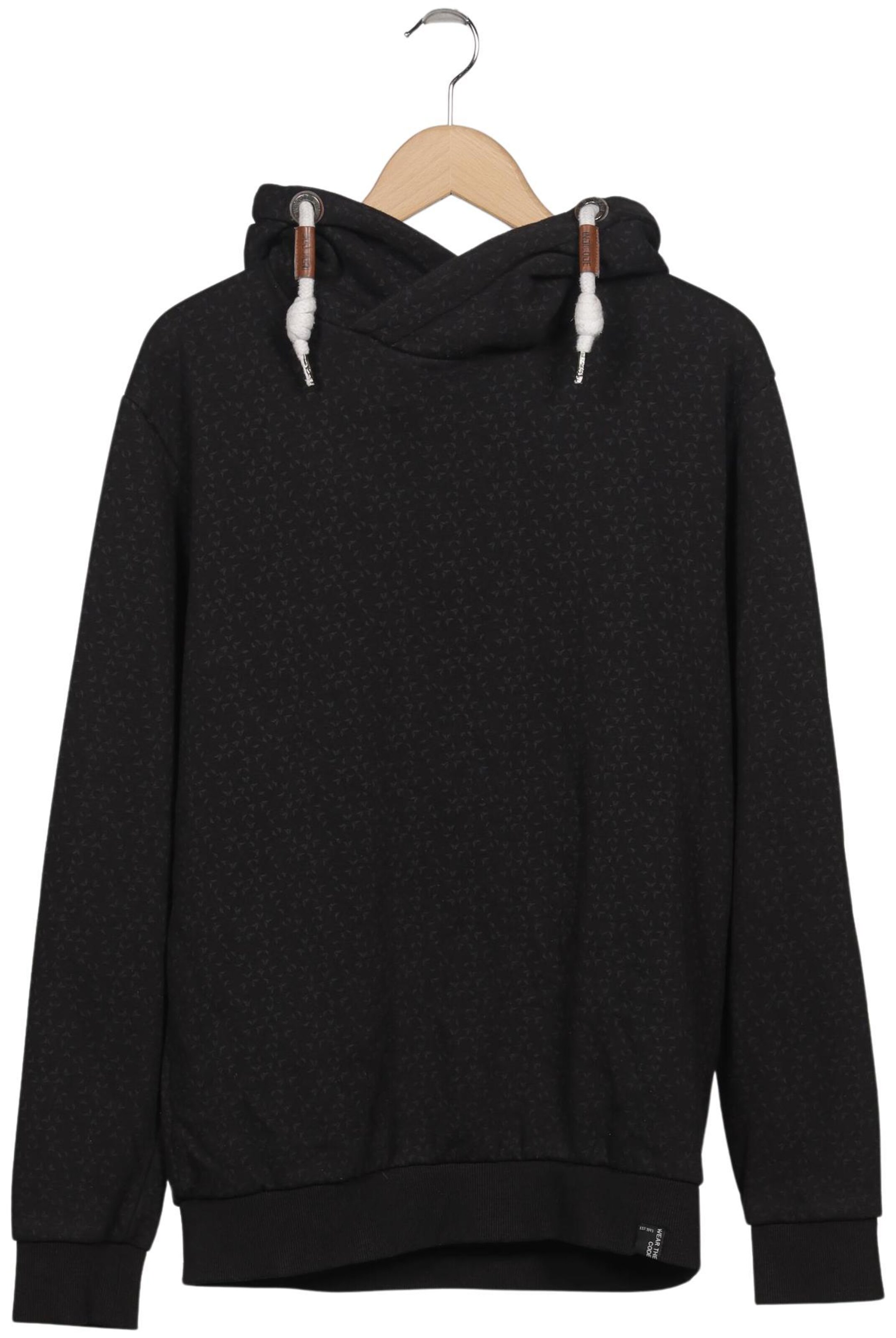 INDICODE JEANS Sweatshirt & Zip-Up Hoodie in L in Black: front