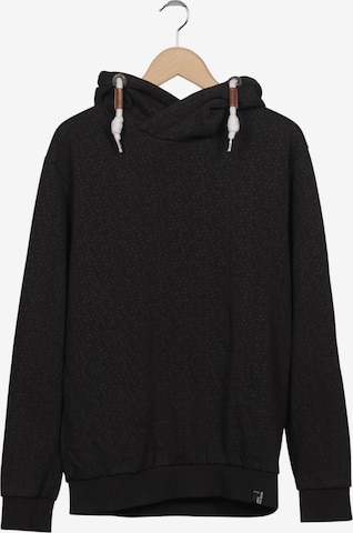 INDICODE JEANS Sweatshirt & Zip-Up Hoodie in L in Black: front