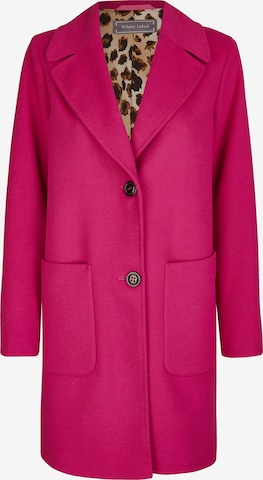 White Label (Rofa Fashion) Between-Seasons Coat in Pink: front