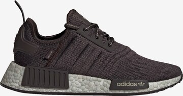 pelēks ADIDAS ORIGINALS Zemie brīvā laika apavi 'Nmd_R1'