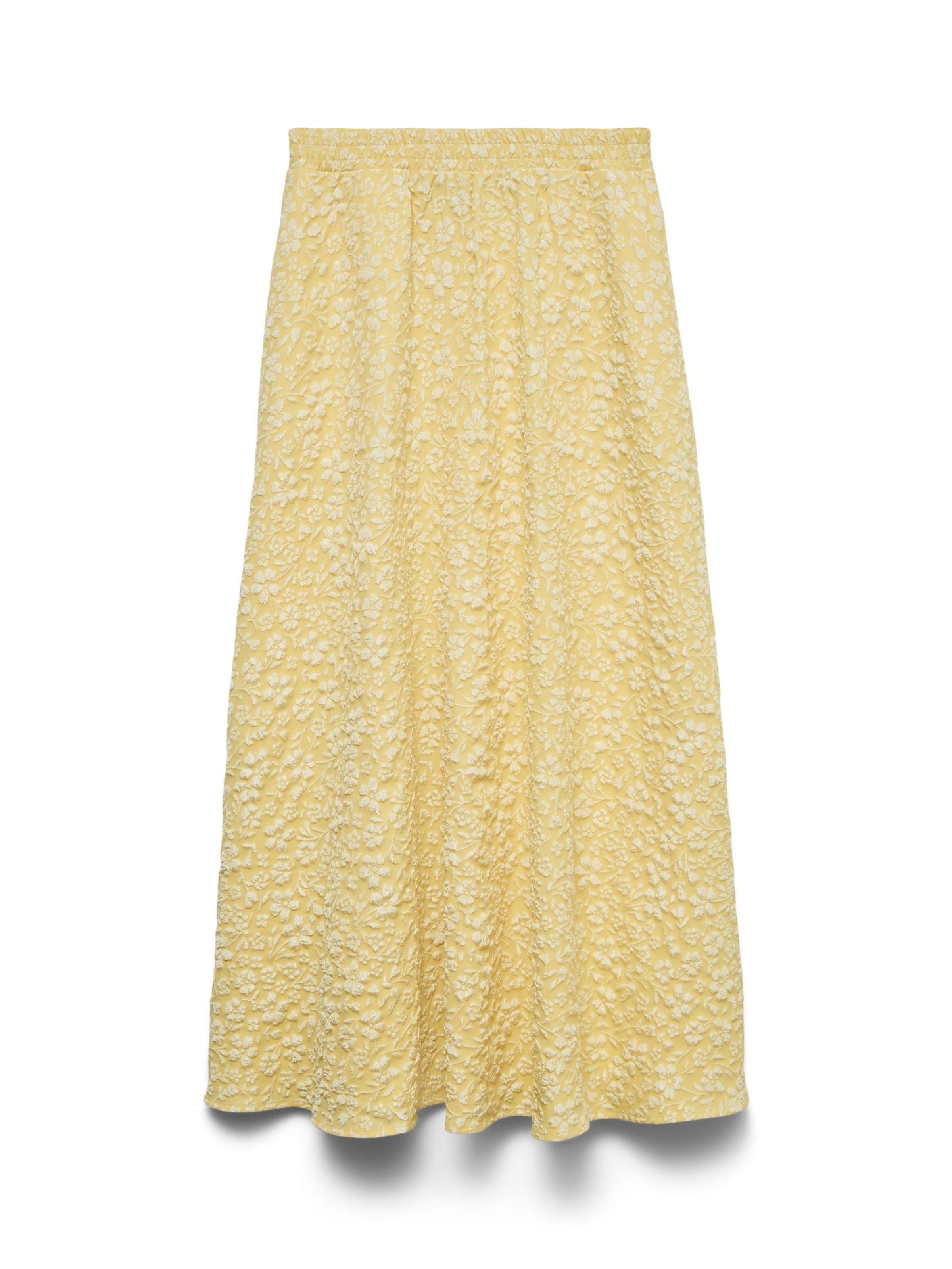 VERO MODA Jupe 'VMFiona' en jaune, Vue avec produit