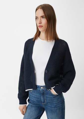 comma casual identity Knit Cardigan in Blue: front