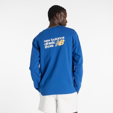 new balance Shirt in Blauw: voorkant