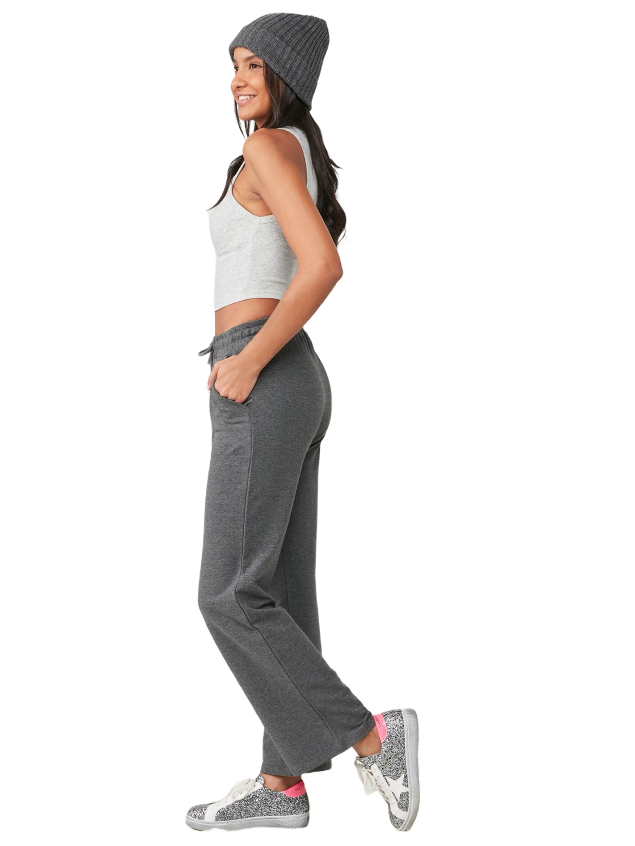 C&City Flared Pants in Grey