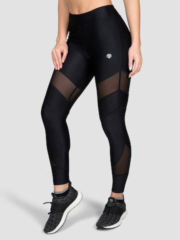 Skinny Pantaloni sportivi 'Zenja' di MOROTAI in nero