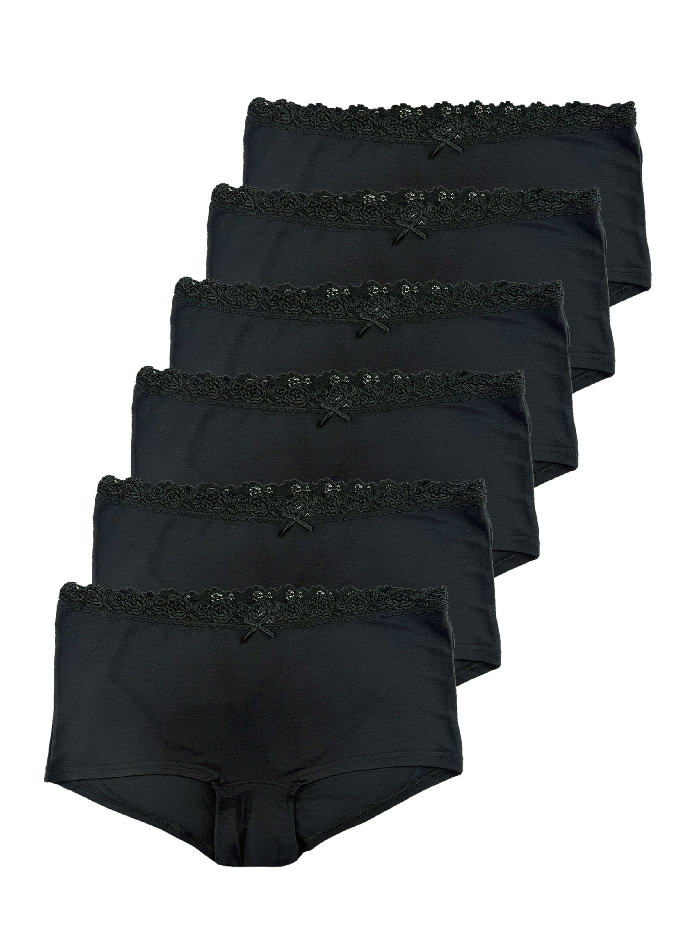 Nina von C. Boyshorts 'Cosy' in Black: front