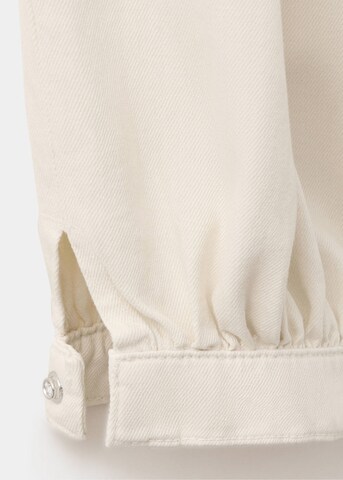 MANGO Tapered Jeans 'Souffle' in Beige