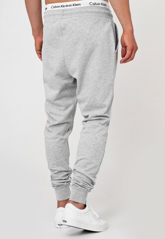 INDICODE JEANS Tapered Trousers 'Eberline' in Grey