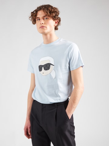 Maglietta di Karl Lagerfeld in blu: frontale