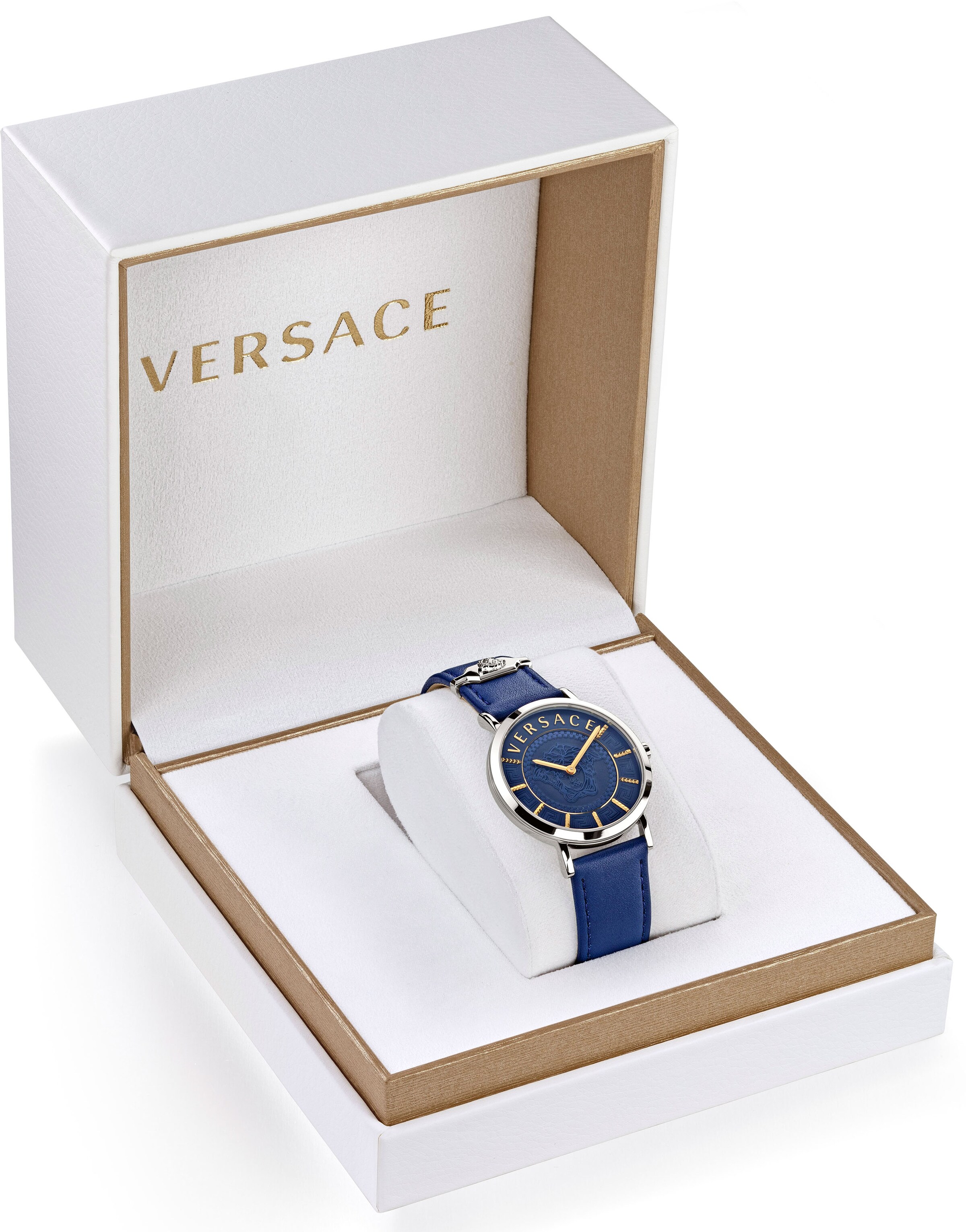 VERSACE Analog Watch in Blue