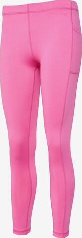Hummel Skinny Workout Pants 'MT MABLEY' in Pink