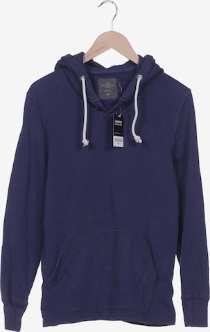 H&M Sweatshirt & Zip-Up Hoodie in S in Blue: front