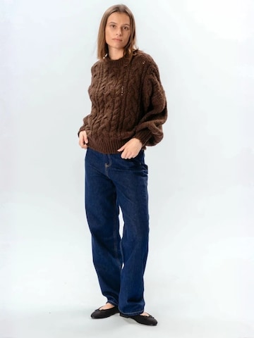 Pullover ' Emma Cable ' di TEESHOPPEN in marrone